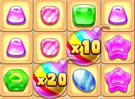 Fitur Simbol Bomb Pengalian Slot Candy Blitz Bombs 